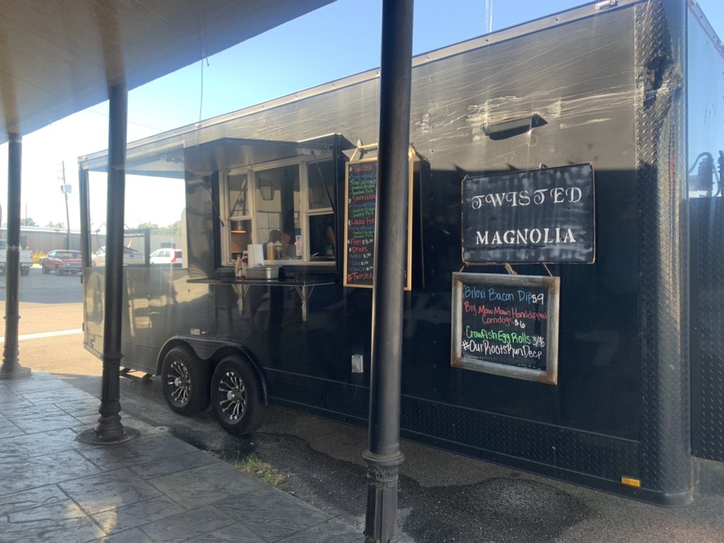 Twisted Magnolia is here til 8pm with some amazing food!! 

Also <a href="/HaileyGreen122/">Hailey Green</a> &amp; <a href="/timblackmusic/">Tim Black</a> are live here til 6pm then we have a duo from <a href="/BlackwaterBrass/">Blackwater Brass</a> from 7-10pm!!