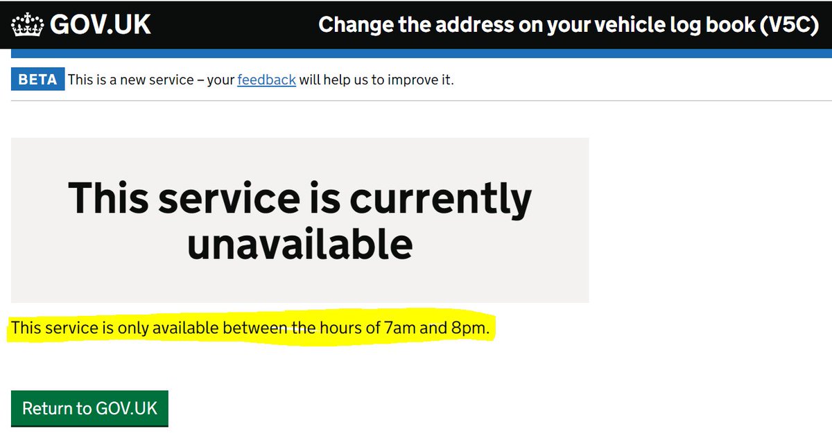 _benjaminowen's tweet image. It&apos;s 2020 and the UK government can&apos;t provide a 24/7 automated service to change your address.