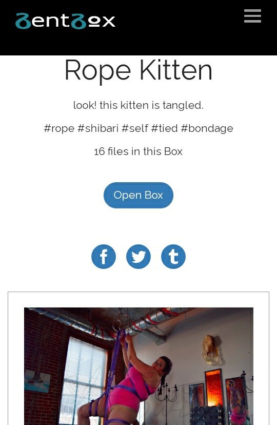 WE HEAR KITTENS LIKE TO PLAY WITH ROPE. ➰➰➰➰➰

YOU COULD TIE UP OUR #CLOUDYSGIRL @kat_switch ALL YOU GOTTA DO IS CATCH HER!!

&amp; YOU CAN CATCH HER ON HER BENT BOX ACCOUNT.

sm.bentbox.co/showbox?2j7MD7…

➰ ROPE
➰ SHIBARI
➰ SELF TIED
➰ BONDAGE