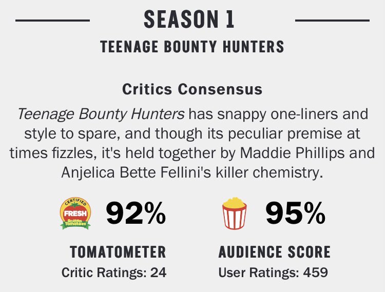 Hi  @Hulu. In case you haven’t heard, Netflix recently cancelled Teenage Bounty Hunters, a critically acclaimed show with a dedicated fanbase, meaningful representation, and whip-smart writing. This show would be an amazing addition to your streaming service! Please RESCUE TBH!