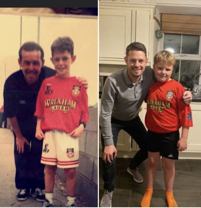 #HowItStarted #HowItsGoing <a href="/Wrexham_AFC/">Wrexham AFC</a> <a href="/RMcElhenney/">Rob Mac</a> <a href="/VancityReynolds/">Ryan Reynolds</a> #UpTheReds