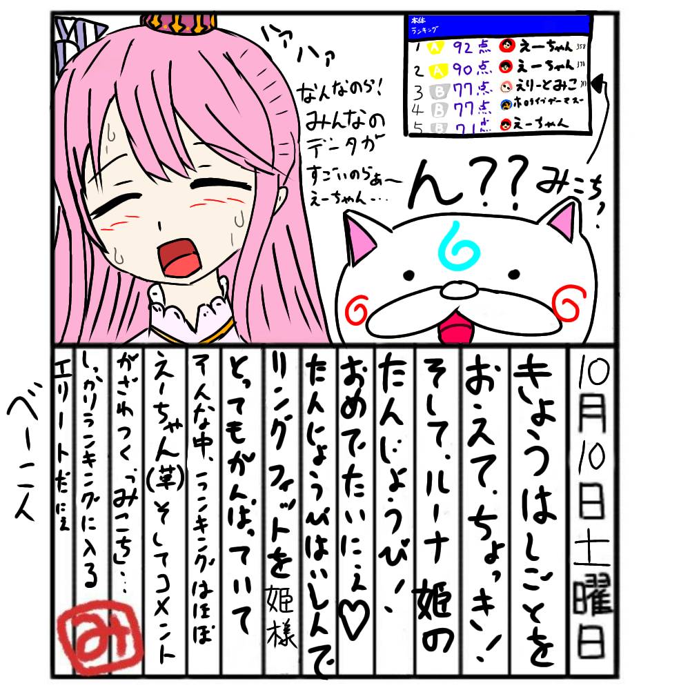 ? 姫さま?
お誕生日おめでとう?
みこちがエビチリ放出しかけた
時の記録まだのこってんで?

#みこ日記
#みこぴー日記 