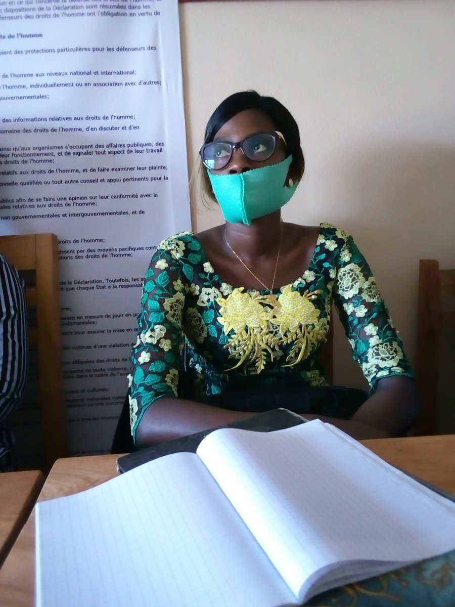 Elle s'appelle Appoline GODONOU fait désormais partie de l'équipe de volontaires au sein de <a href="/HRP_ONG229/">Human Rights Priority</a>. Une femme de plus qui s'engage en faveur des droits Humains.
<a href="/ONU_fr/">Nations Unies (ONU)</a> <a href="/Journal_DHI/">Droits Humains Infos</a> <a href="/ONU_Droits_BRAO/">ONU Droits de l'Homme - Afrique de l'Ouest</a> <a href="/cifda/">CIFDA</a> @cddh_229 <a href="/achpr_cadhp/">African Commission on Human and Peoples' Rights</a> <a href="/wacsi/">West Africa Civil Society Institute (WACSI)</a> <a href="/Defenseurdroits/">Défenseur des droits</a> <a href="/ROADDH_WAHRDN/">West African Human Rights Defenders Network</a>