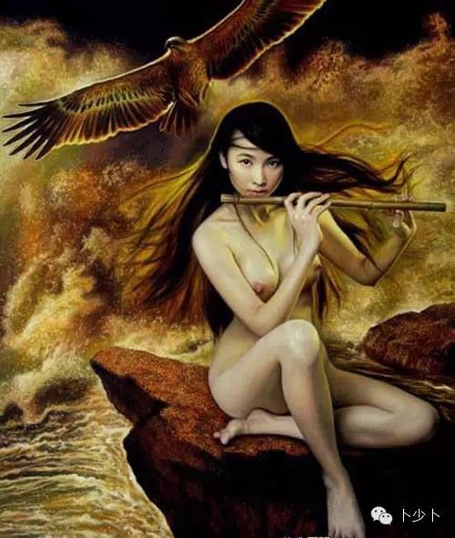 我小时候挺喜欢一组油画的，叫《巫山神女》。神女全身赤裸地骑在老虎身上，肆意在森林里大笑。
不穿衣服的样子看起来又野性又自由，谁说仙女一定要穿衣服？

我一直觉得自己身体挺好看的，明明皮肤洁白、骨肉均匀，有一种属于少女的鲜活美感，看起来又干净又纯洁，没觉得哪里下流了。
但是人类太烦了。 https://t.co/UkG2eVGXEq