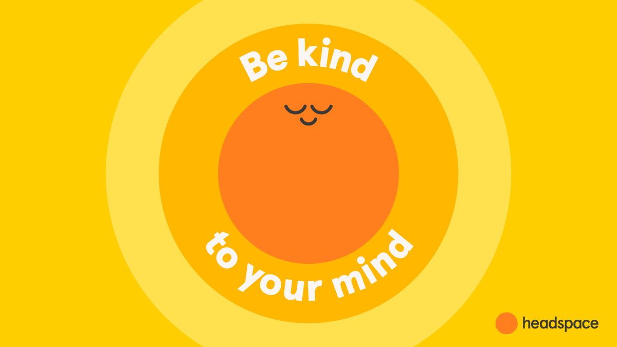 Headspace's tweet photo. 59% of Americans say that mental health is more important to them than before COVID-19. Now more than ever, we must take care of ourselves. It’s tough out there. Meditate. Take breaks. Call someone to talk. #WorldMentalHealthDay https://t.co/uoJs2oPvM9