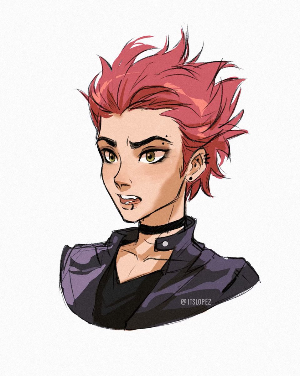 yesterday I sketched @MiraculousKiwi and @Nath_Kurtzberg OC and I honestly think he could be friends with Mako👁👄👁🤚🏼 https://t.co/dhfRaInXl1