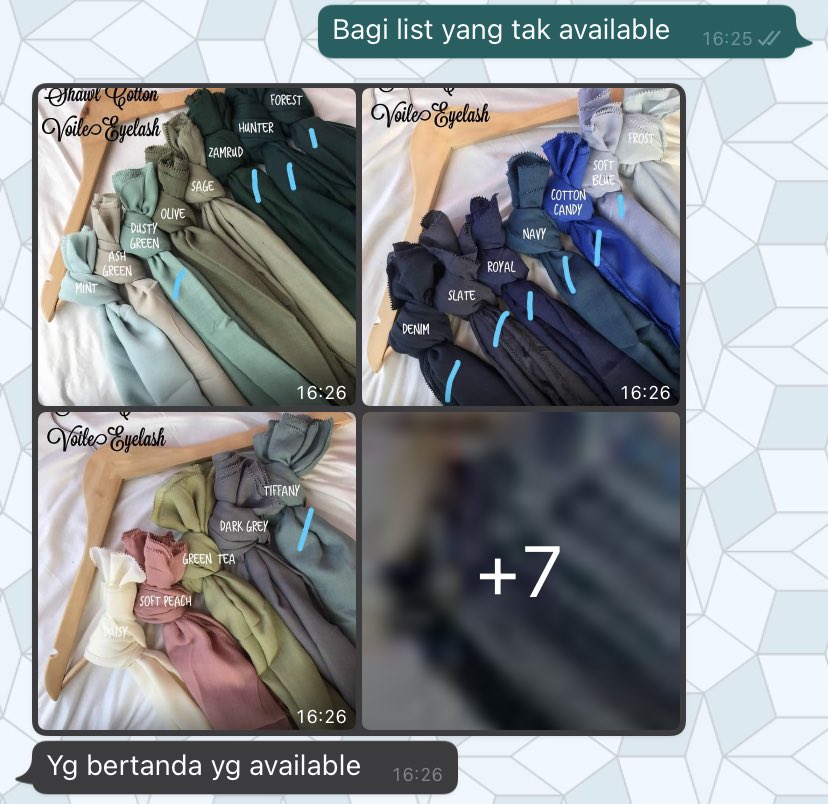 5) Keep it simple guys!Jangan bagi details panjang berjela kat cust! Dont dont, nobody have time for that! Bila cust tanya, jawab exactly apa dia nak!Cth:Saya nak tengok gambar sisi tudung - (bagi gambar straight away)Saya nak account number - (bagi account number!)