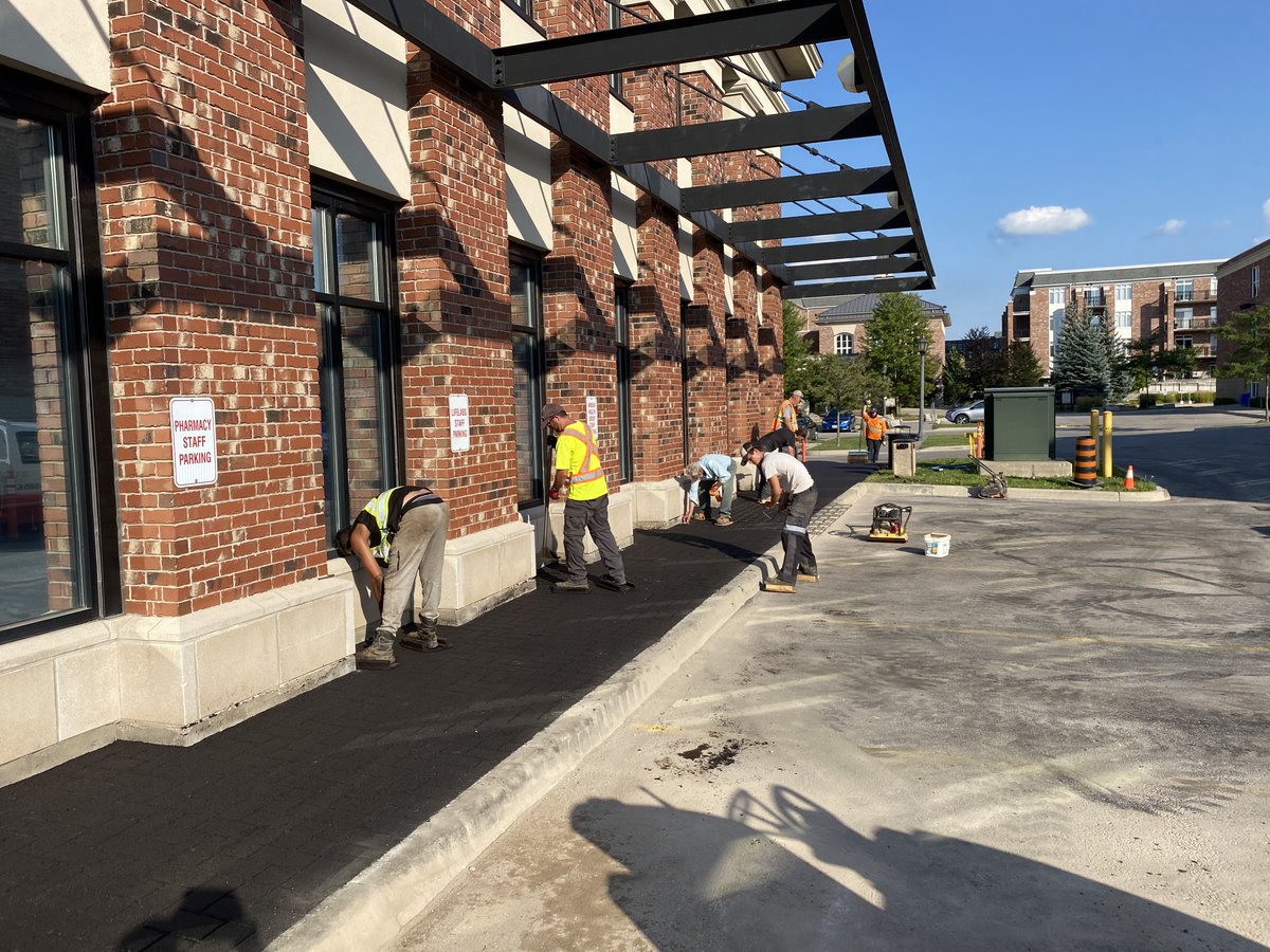 turfplusca's tweet image. New stamped asphalt Guelph