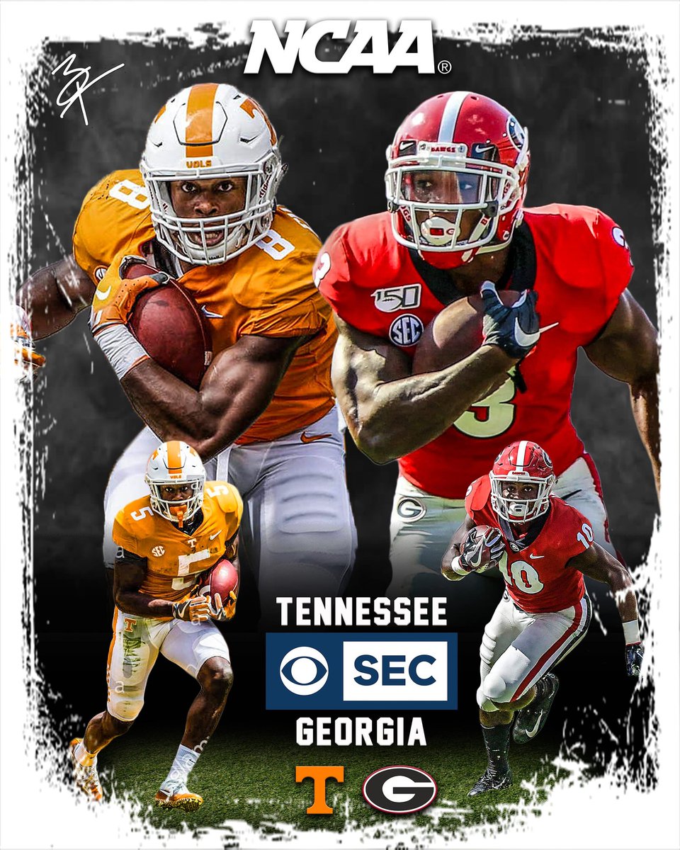 Enjoying the Red River Showdown right now, but really looking forward to the Tennessee Georgia game later this afternoon. #tennessee #tennesseevolunteers #tennesseefootball #georgiabulldogs #georgia #georgiafootball #sec #secfootball #collegefootball #sportsdesign #sportsgraphics