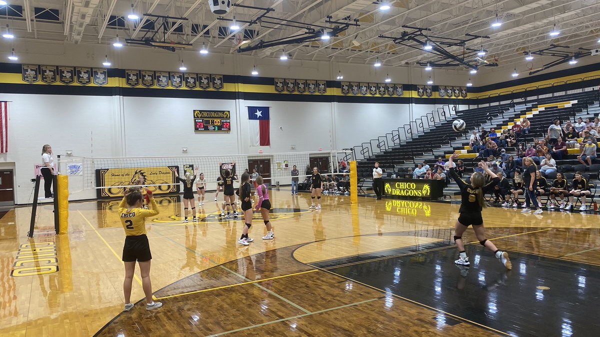 WCMSports's tweet photo. The Chico Lady Dragons take the third seed in 10-2A by defeating the Alvord Lady Bulldogs today, 25-22, 19-25, 26-28, 25-23, 15-13.

The game was scheduled to be played in September but was postponed due to COVID-19. 

Chico travels to Alvord for Round 2 match at 6 p.m. Tuesday. https://t.co/HIX5OiJCFS