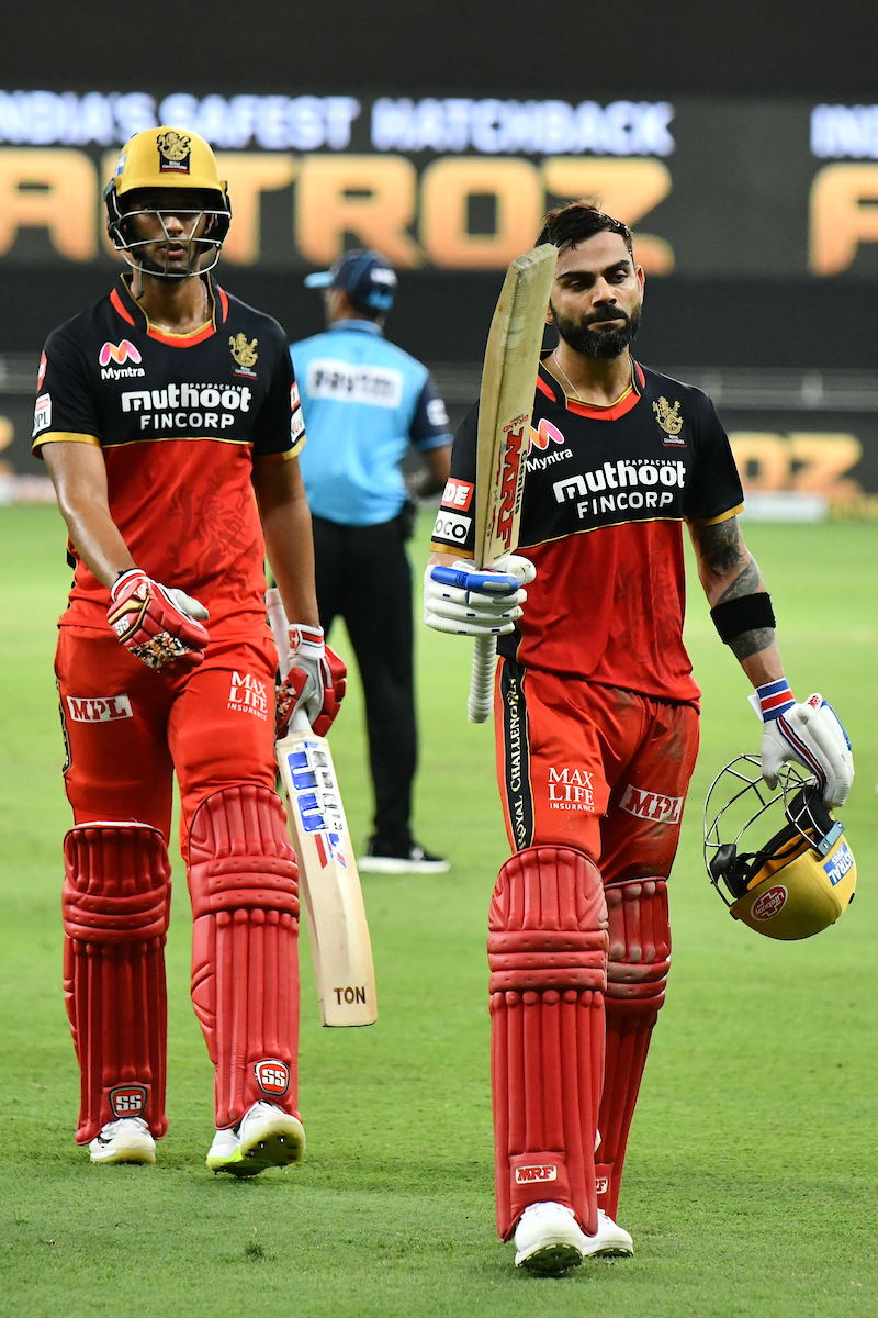 IPL's tweet photo. That's that from Match 25. #RCB win by 37 runs and register their fourth victory of #Dream11IPL 2020. https://t.co/0WncvUTDqW