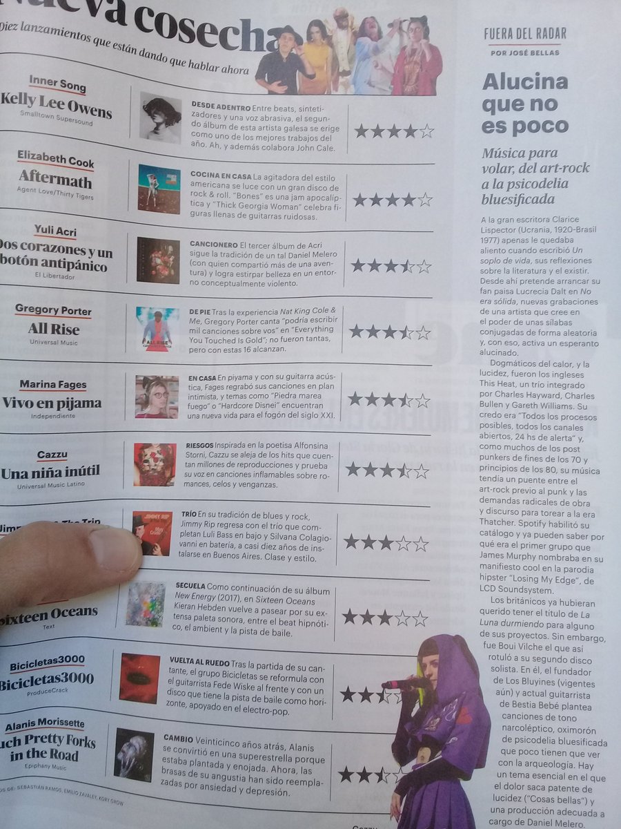 Reseña del disco de Tomás "Boui" Vilche "La Luna Durmiendo", por José Bellas en la Rolling Stone de octubre. Pueden escucharlo en todas las plataformas.
