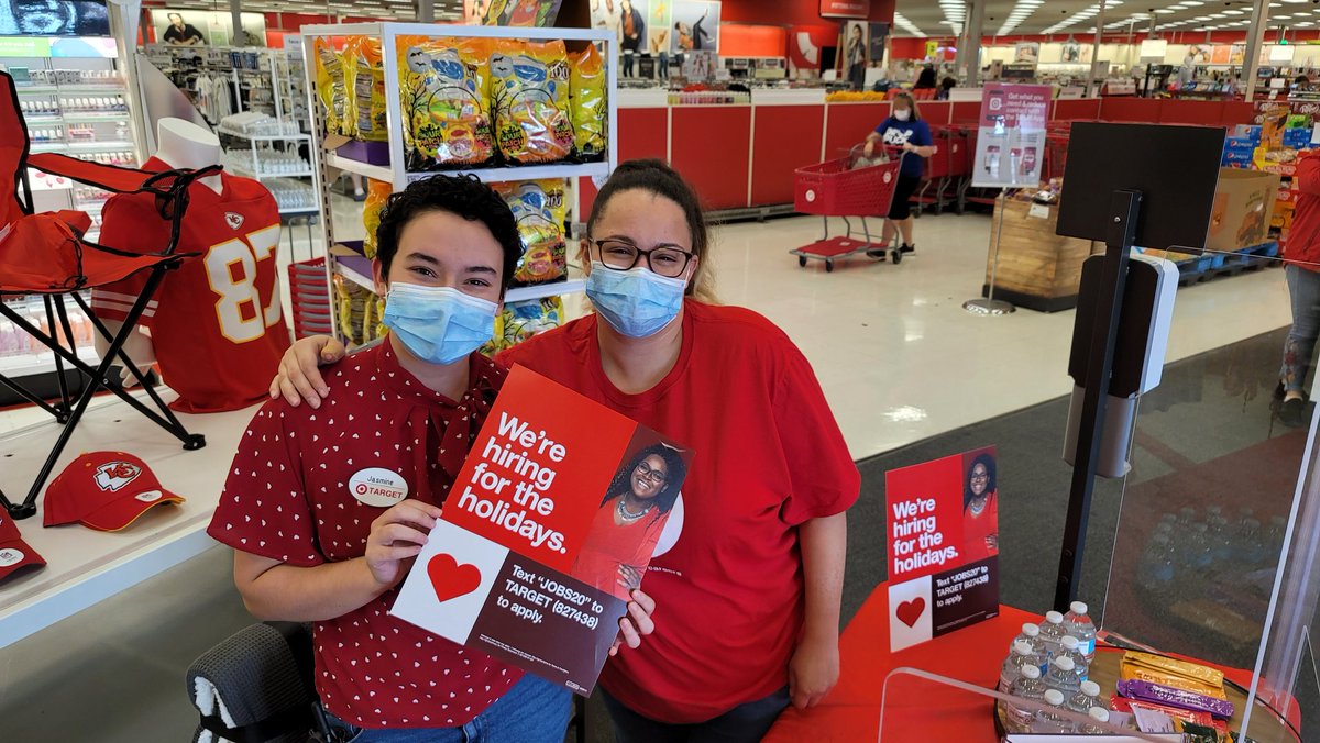 T-1201 Independence MO is bringing the joy today for our hiring event! #WeAreTarget <a href="/AndreaMarina6/">Andrea Serrano</a> <a href="/1Jess_I_Can/">Jessica Canaday</a> <a href="/jcampbell04/">Jess Maddox</a>