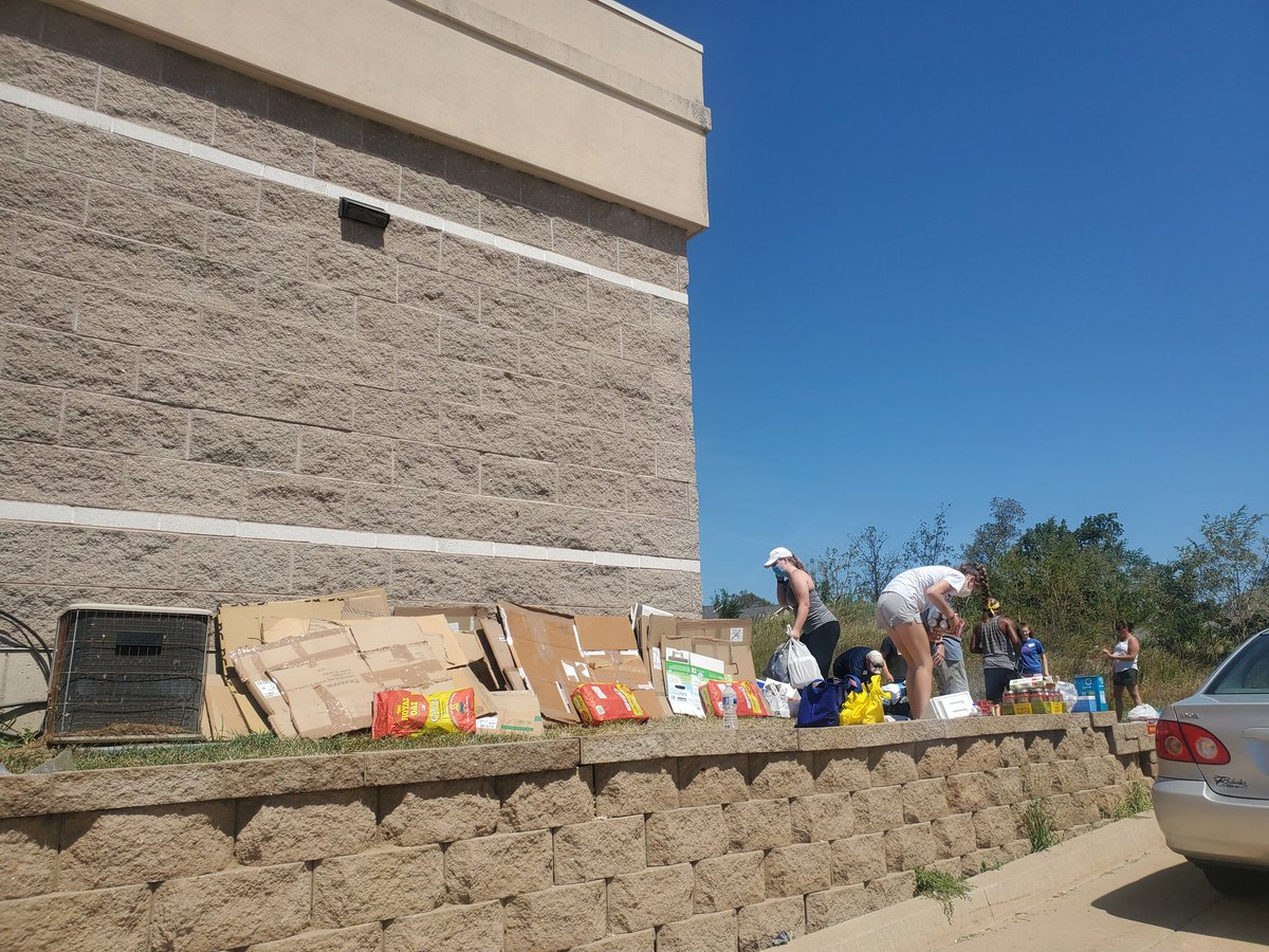 The amazing thing has been the people. Everyone coming together. From neighbors to strangers. To Raymond Siddell who started a resource center in Cedar Rapids that has been running since the storm and helping get food, supplies and help to people for the last two months.