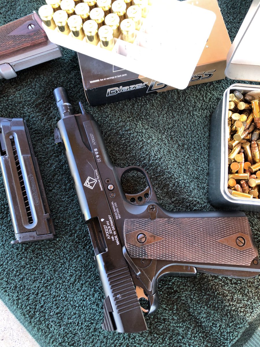 AntiqueTime's tweet photo. Since Monday is #ColumbusDay I thought I would go to the #GunRange and do some target practice today with a .22 Long Rifle Gun. But for once, the weather forecast was right and itโs raining.@BieBie_Ying @slang369 @JayJBall @JR41311793 @SteveScobee #2A @R6Tac @xxstate #GSG1911 ๐บ๐ธ https://t.co/HGzXKv9Hcy