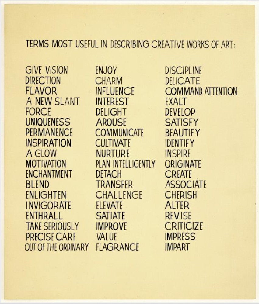 Tripping over tricky art terms is not only entertaining, it’s educational. #JohnBaldessari provides some art term inspiration.

Access our full art term tongue twister activity, and share your own creations with us!: camh.org/event/tongue-t…