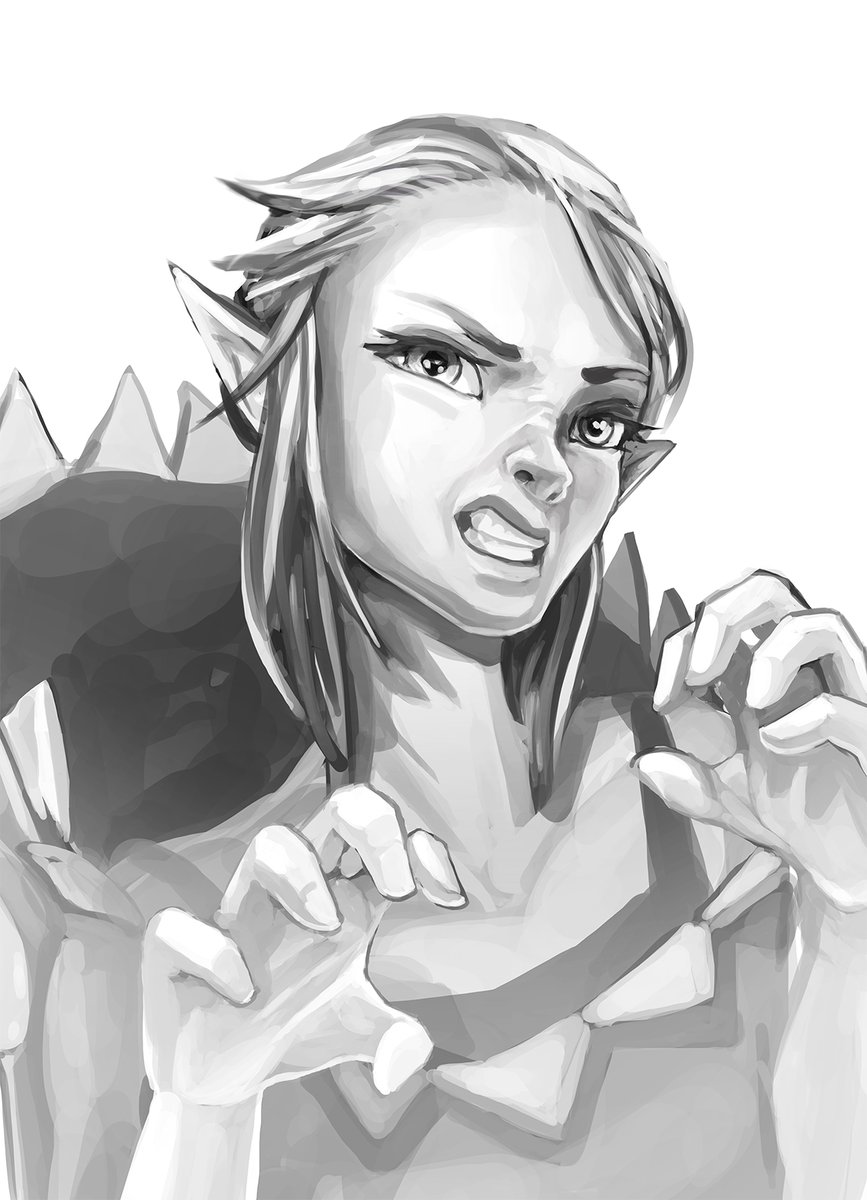 Ziggafee's tweet photo. Last week of Inktober day 6 - 9 , my elf drawing, I usually just post more recently art in Instagram, check out my latest art post https://t.co/QjBrwfT5dw

#elf #elfgirl #photohsop #adobe #characterportiatsketch #digitalart https://t.co/1YrcO8nlUO