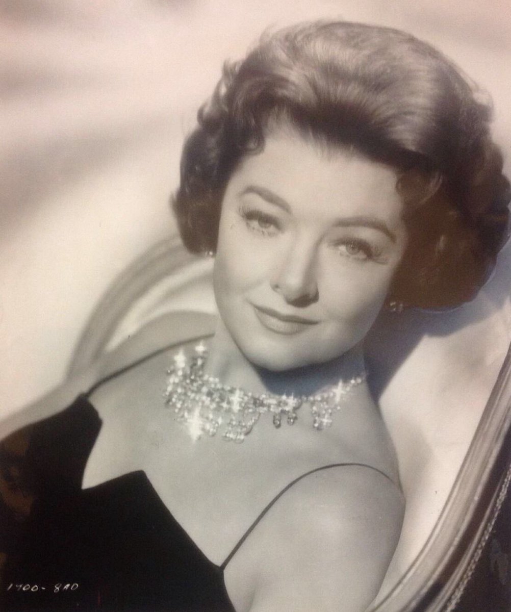 A pic of a fave at your age.
Myrna Loy - publicity photo from Midnight Lace.
