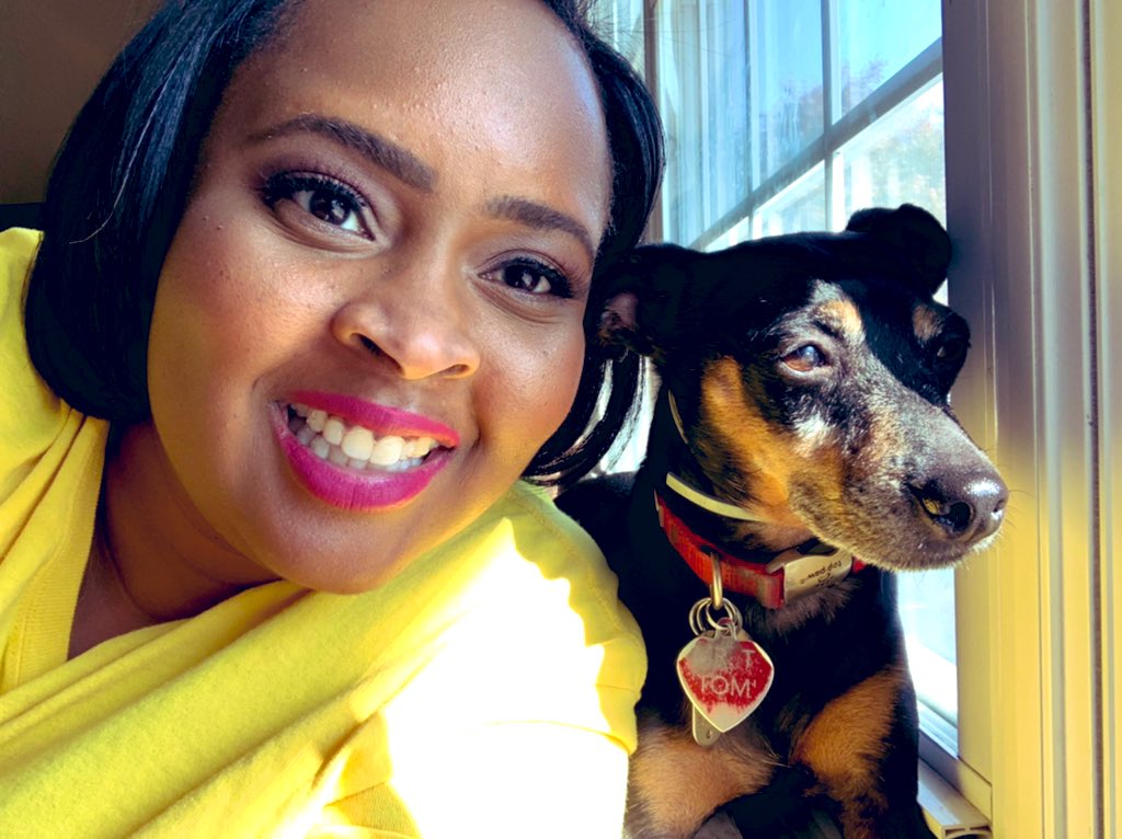 IrisOnTV's tweet photo. Saturday selfies with Mr. T
🤳🏾🐾💕

.
.
.

#MrT #Every1LovesBrady #dogs #dogsoftwitter #rescuedog #adoptdontshop #minipinmix #twinpins #rescuedogsoftwitter #cutedog #happydog #ilovedogs #dogears #MrTpup #Every1LuvsBrady https://t.co/EqIty9i9Hk