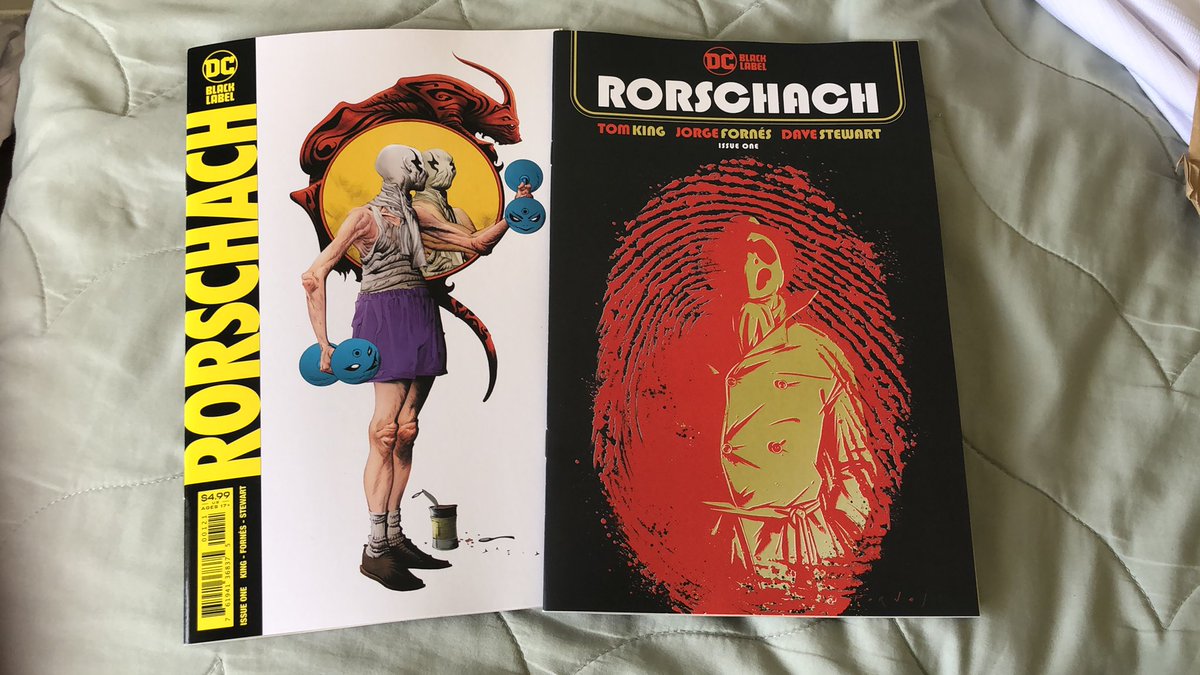 I got my hands on the new Rorschach book from <a href="/TomKingTK/">Tom King</a> and <a href="/jfornes74/">Jorge Fornés</a> and I can confirm: the hype is real. 

You do not wanna skip this comic!