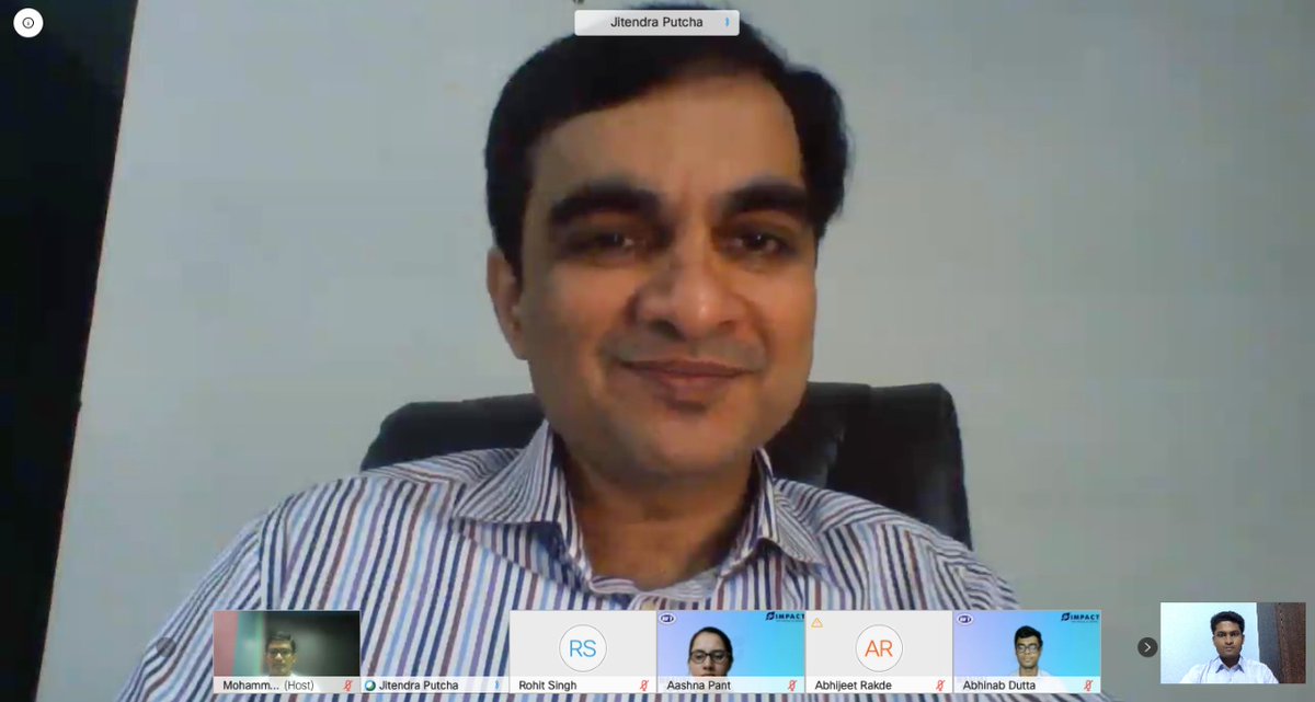 iift1963's tweet photo. IIFT thanks Mr Jitendra Chakravarthy Putcha, Vice President, Cognizant Digital Business &amp; Hyderabad Centre Head, for addressing our students as a part of ‘IMPACT’, the ongoing Virtual Guest Lecture Series.

#IIFT1963 #IMPACT #CognizantEdge #DigitalFuture

https://t.co/7gONWgd5b0 https://t.co/JkuSsLBbqH