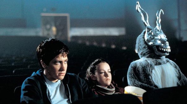 In the movie In the Shadow of the Moon, a rift in space and time opens up every nine years during a Blood Moon. A Blood Moon is when the Moon is in a total lunar eclipse and appears red. In the movie Donnie Darko, a demonic rabbit guides a teenager to knowledge about time travel.