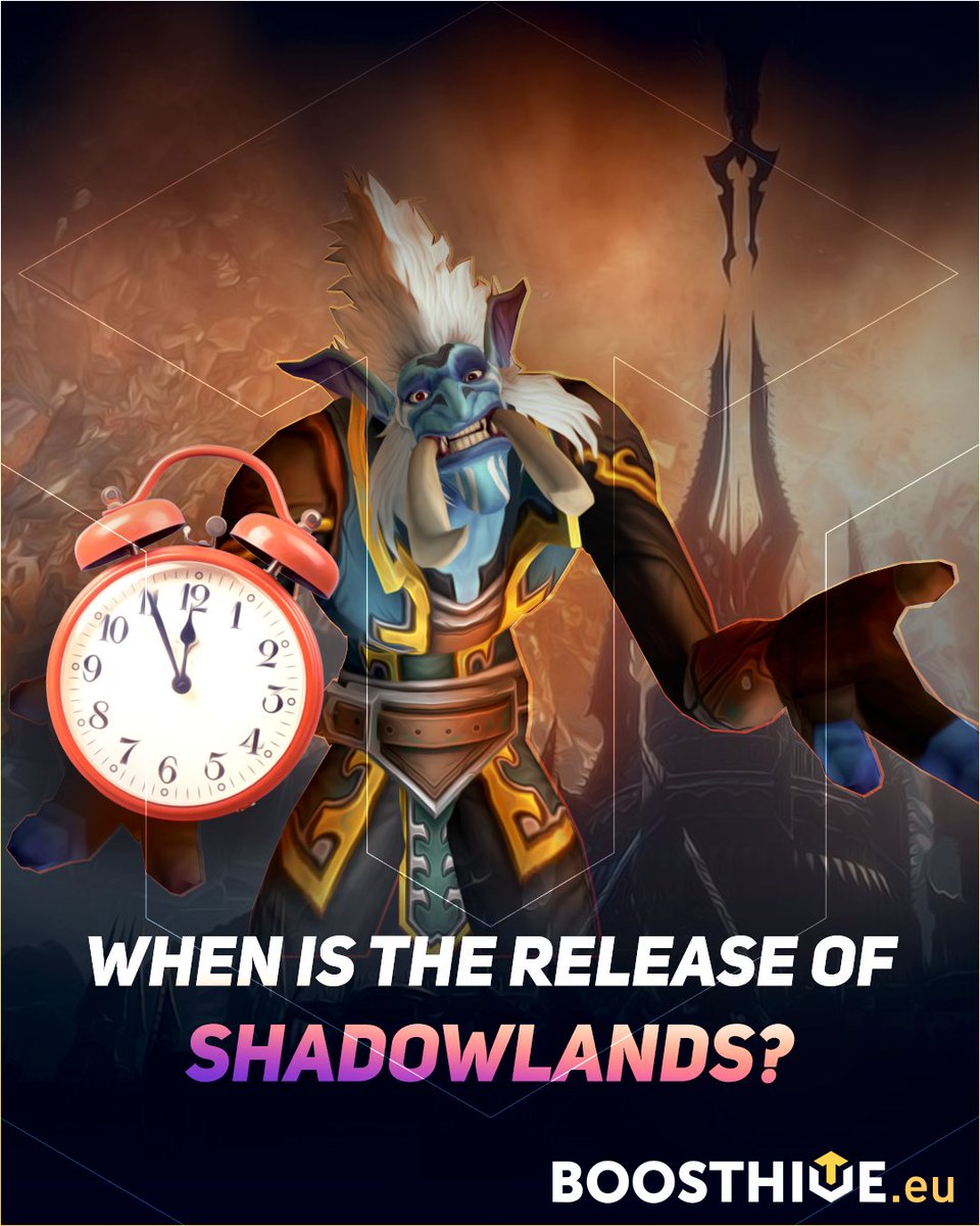 boosthive's tweet image. The @Boosthive #WorldofWarcraft #Shadowlands release prediction is:

🔥9th OR 16th of December 2020.🔥

What are your thoughts?