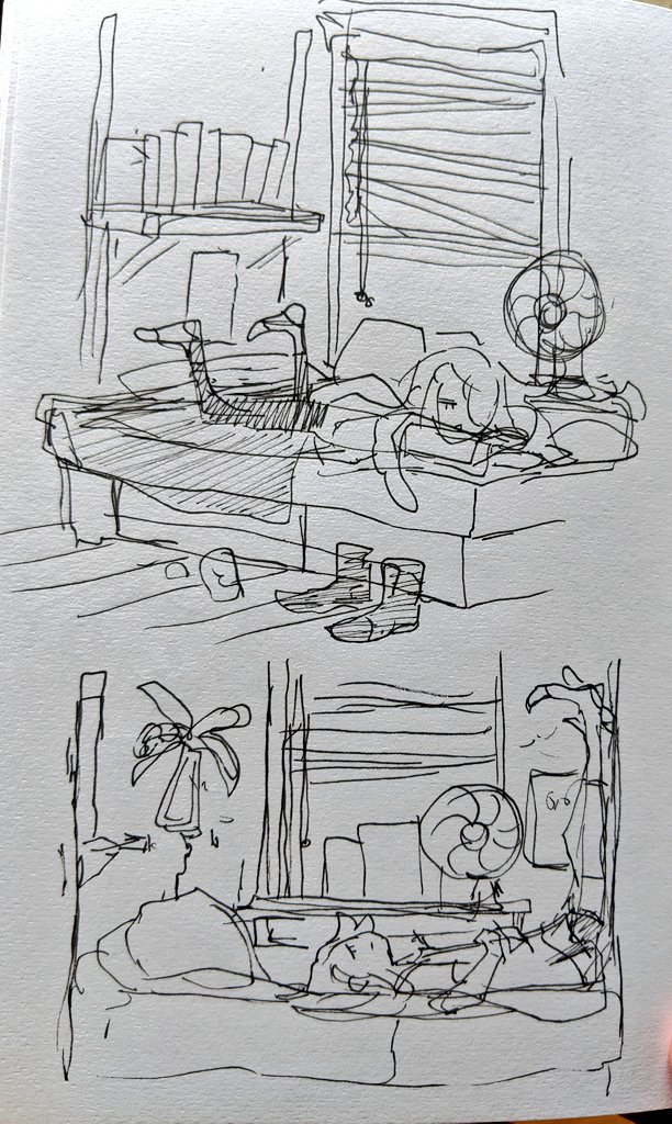 Sleepy moments from my sketchbook 