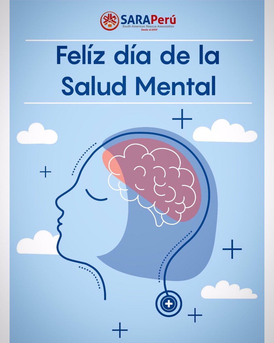 sara_rescue's tweet photo. Cada 10 de octubre se conmemora el Dia Mundial de la Salud Mental. #SaludMental #10deOctubre

Un gran porcentaje de la población mundial sufre de algún tipo de transtorno mental el cual se ha visto incrementado por la pandemia de COVID-19. https://t.co/xgFuet4zmg