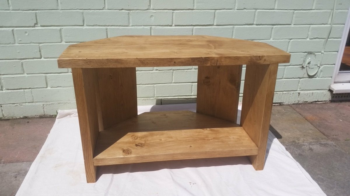 CraftIngrained's tweet image. Excited to share the latest addition to my #etsy shop: Handcrafted Rustic Corner TV Unit/Stand made with Reclaimed Timber in Rustic Pine Wax etsy.me/2GBQfaQ