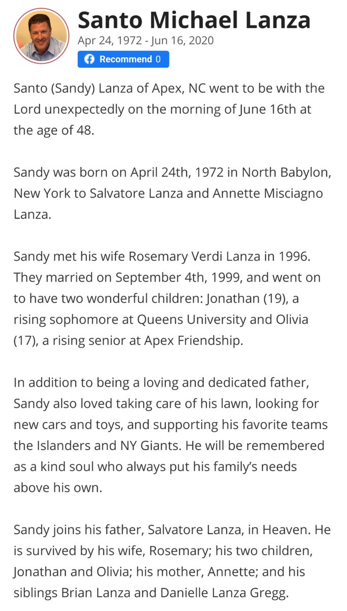 Please take a minute and read this:Back in June, my former co-worker and friend Sandy Lanza reached out to me to order a  @NYIslanders shadow box. Sandy is from New York and I got to know him when we worked together in the Carolinas. He ordered the box and sent me the (1/?)