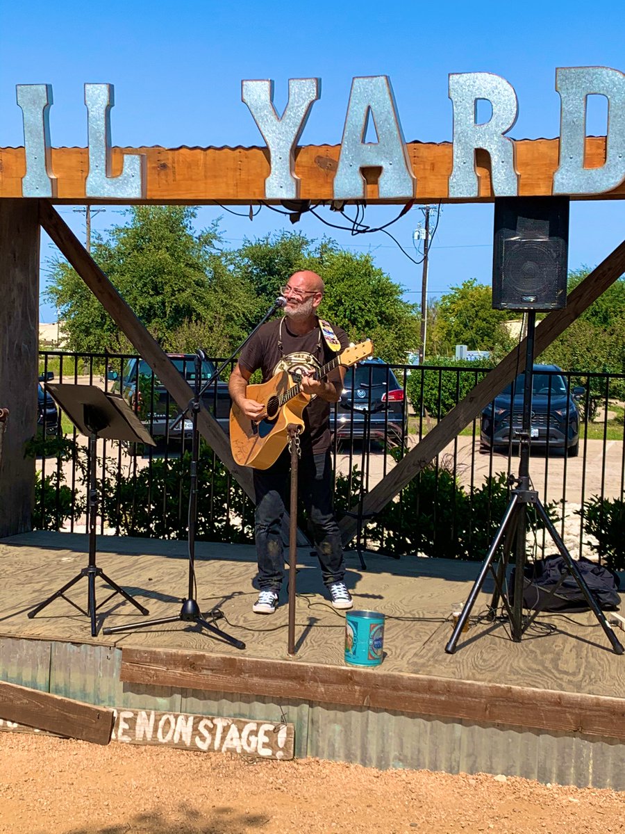 We have live music all day!