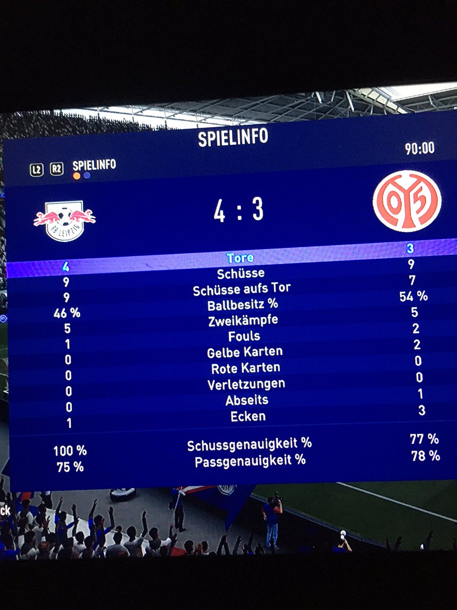 Trezzer7's tweet photo. In Unserem Ersten #RUNVBL Spieltag Konnten wir Knapp Dem Heimsieg mitnehmen und so Unsere Ersten 3 Punkte Mitnehmen. #RBLM05 https://t.co/nqLZvIfsXQ