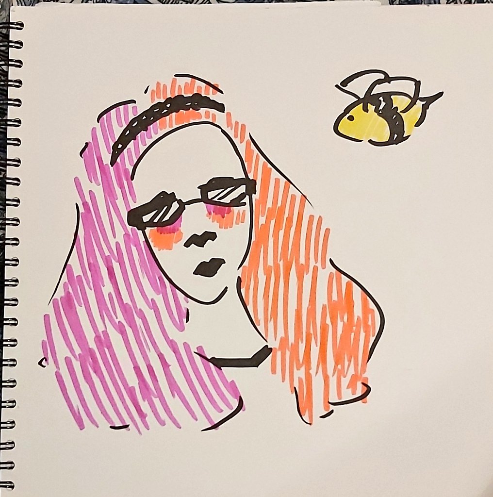 terorela1's tweet photo. Felt like drawing this 

#art #draw #drawing #human #bee #sketch #sketching #ink https://t.co/c4F2No1zmD