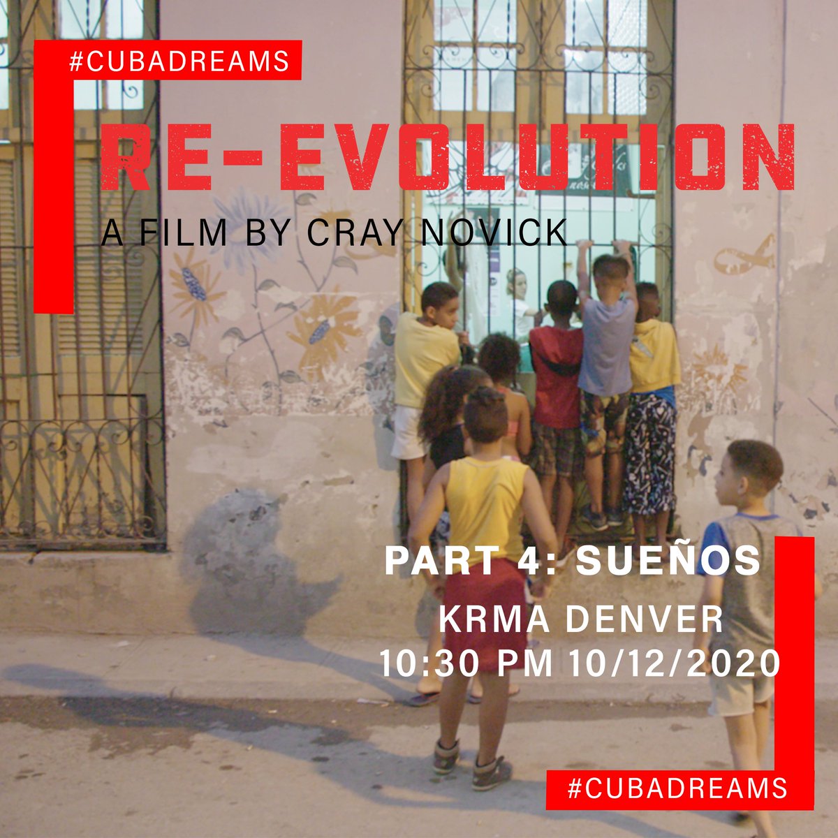 cubasuenos's tweet photo. @rmpbs is broadcasting part 4 of @cubasuenos a docu-series all about Cuba tomorrow on @rmpbs at 10:30 pm! What is your dream for #Cuba? Join the conversation with #CubaDreams #latinamericanheritagemonth https://t.co/sfKRt5irxz