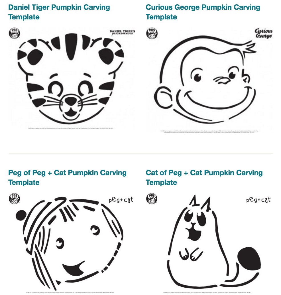 Tiger Pumpkin Carving Ideas daniel-tiger-s-neighborhood-pumpkin-carving-stencil-pumpkin-carving