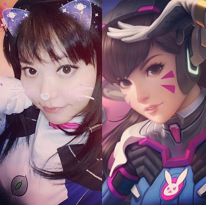 DVA Cosplay stream? Y or N?   The last time I have worn my dva costume was 2 years ago, also on stream<a href="/tag/dva"class="tags"><span>#dva</span></a>