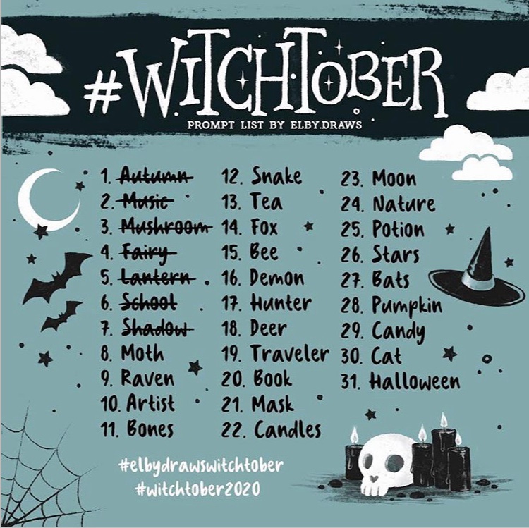 Witchtober day 7 ~ shadow
-
Running with the lantern theme again, really enjoyed that one
-
<a href="/elby/">ellenkdavis</a>.draws’ witchtober challenge
Fine liner pen and watercolour
-
#witchtober #elbydrawswitchtober #halloween #spooky #autumn #October #illustration #bookillustration #lantern