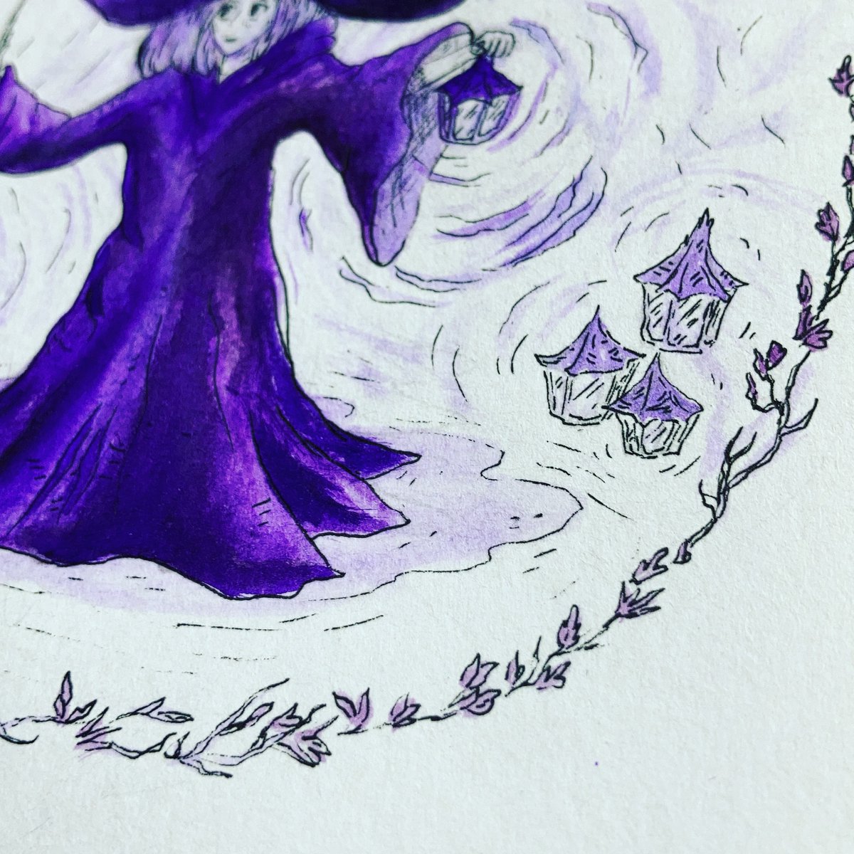 lucillustration's tweet photo. Witchtober day 7 ~ shadow
-
Running with the lantern theme again, really enjoyed that one
-
@elby.draws’ witchtober challenge
Fine liner pen and watercolour
-
#witchtober #elbydrawswitchtober #halloween #spooky #autumn #October #illustration #bookillustration #lantern https://t.co/jlqFDVAlaQ