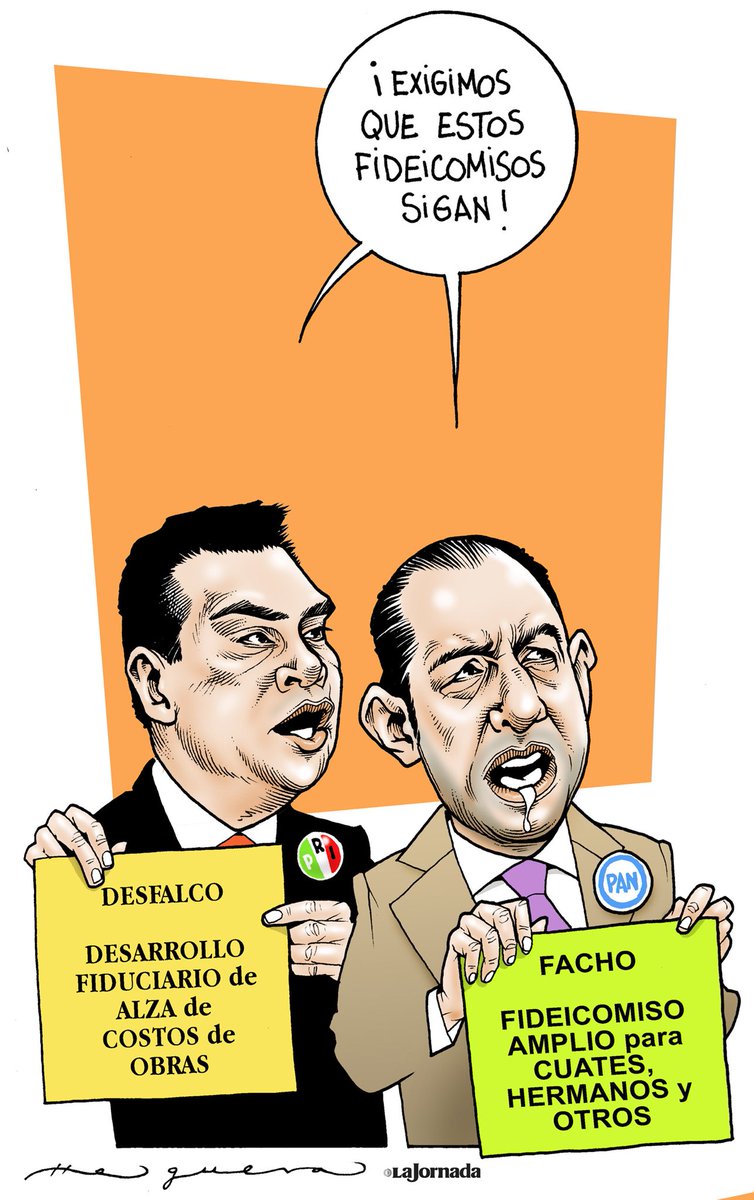 Esos fondos y fideicomisos misteriosos... cartón en ⁦<a href="/lajornadaonline/">La Jornada</a>⁩