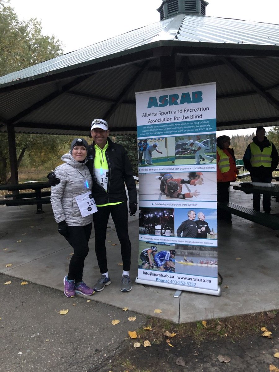 ABBlindSports's tweet image. A few more photos from #sightnightreddeer. They had more than 60 participants join the virtual event this year!