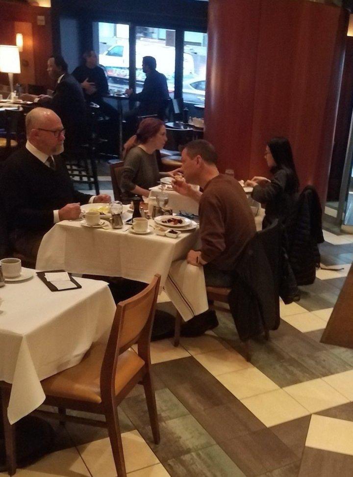 Rick Wilson from @ProjectLincoln dinning with Peter Strzok