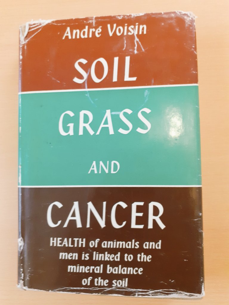 I found this gem of a book while organizing the office earlier.Now 62 years old - written by André Voisin - its certainly in my top 3 of all books!A great Christmas present option for anyone interested in human nutrition or farming.1/6