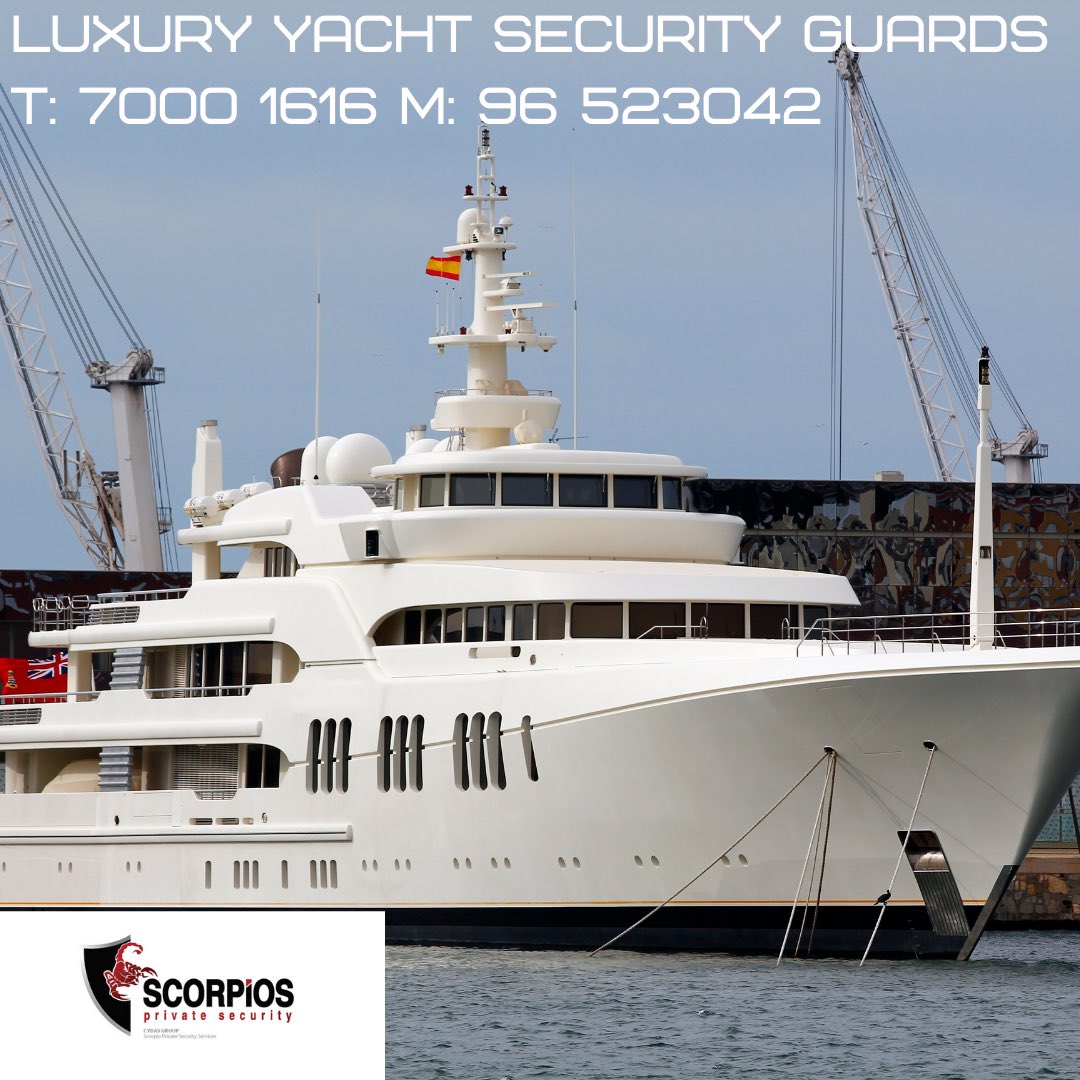 #SCORPIOS SECURITY - The best ideal winter security provision for #special, #luxury and #exclusive #yachts or #boats.

SCORPIOS #PRIVATE #SECURITY #GUARDS can keep your #luxury #yacht or #boat #safe during the winter period!

Call us today!
T: 7000 1616 M: 96 523042