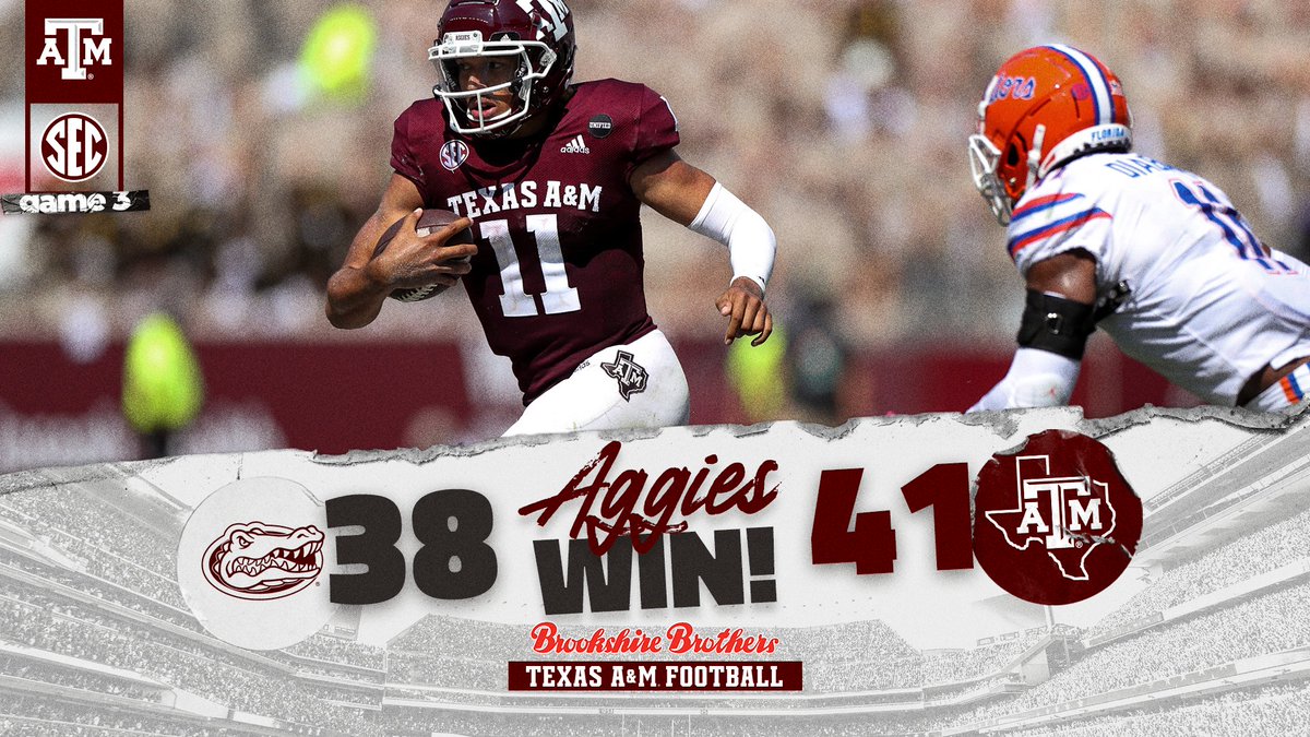 Texas A M Football On Twitter Victory Brookshirebros Gigem