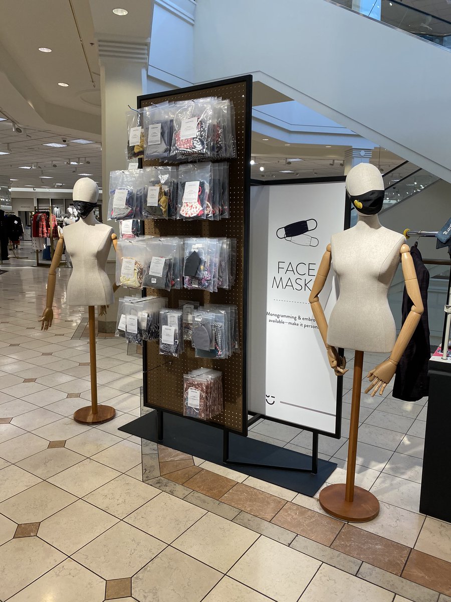 NeilRetail's tweet photo. Nordstrom offering monogramming and embroidery to personalize face masks. A service for the Covid era! https://t.co/gzcIlexsvJ