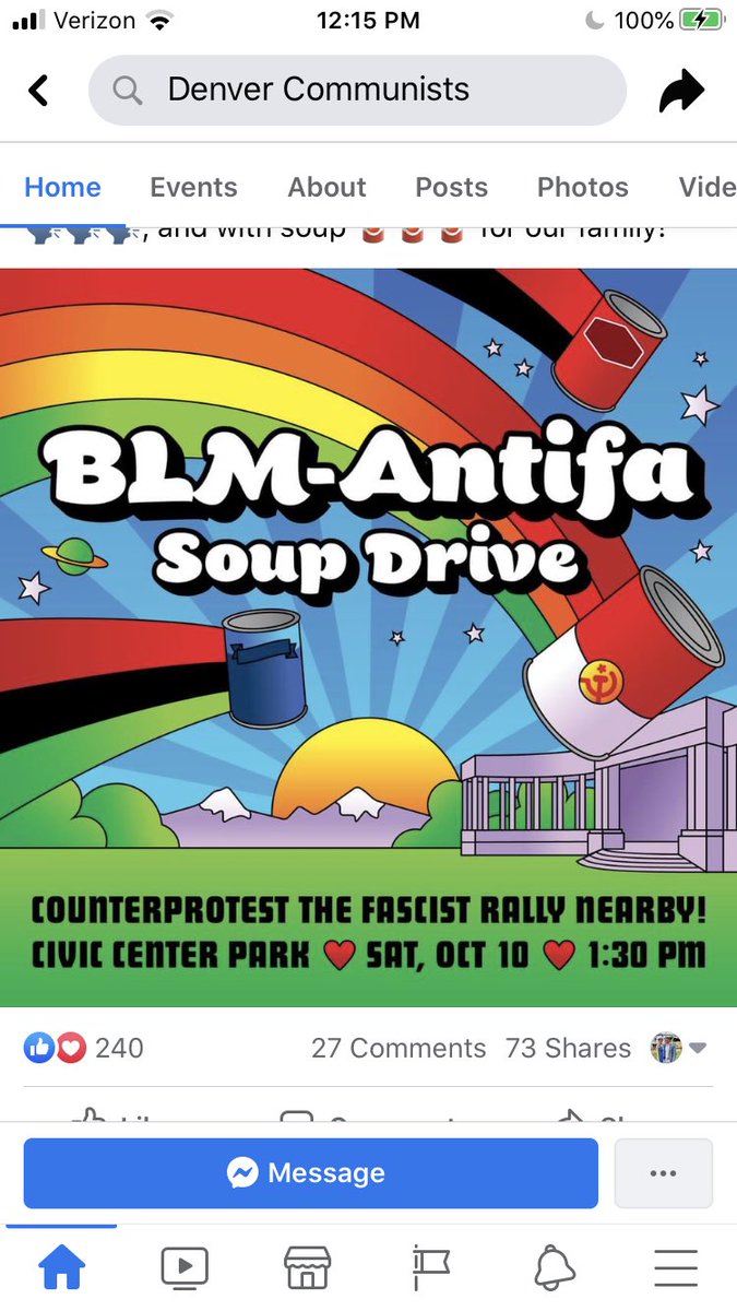 The far-right militia groups and far-left BLM/Antifa groups have been active on social media recently telling people to show up to the dueling events. I’ll thread what I see throughout the day here. Follow along  #9News