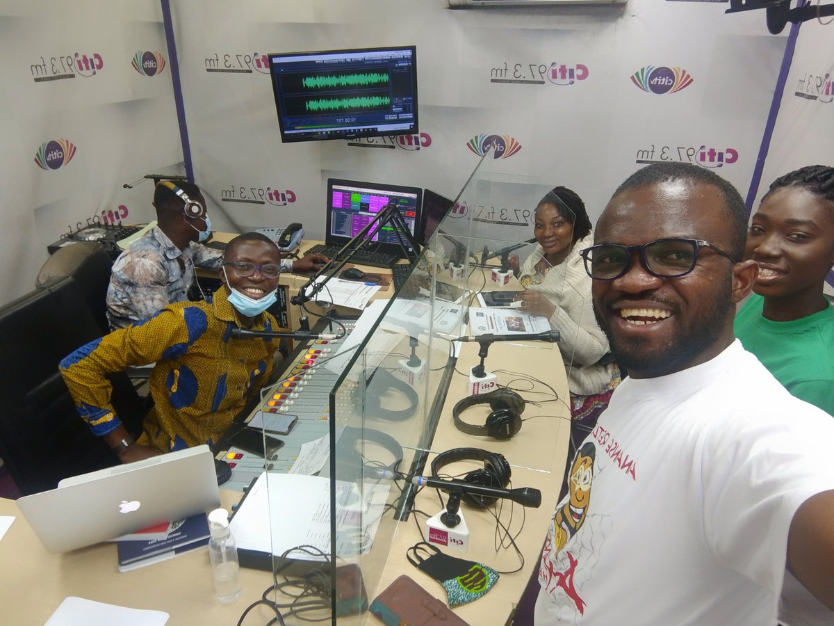 Barcampaccra's tweet photo. #bcaccra resources lead @adeaba_agnes repped @GhanaThink Foundation & was joined by Ekow Martin Bruce of @youngatheartgh to share about National Volunteer Day, etc on @Citi973 & @CitiTVGH on September 21.
#NVDay2020
#NVDay
#volunteeringh
#voluconference https://t.co/4wC7rYc9B8