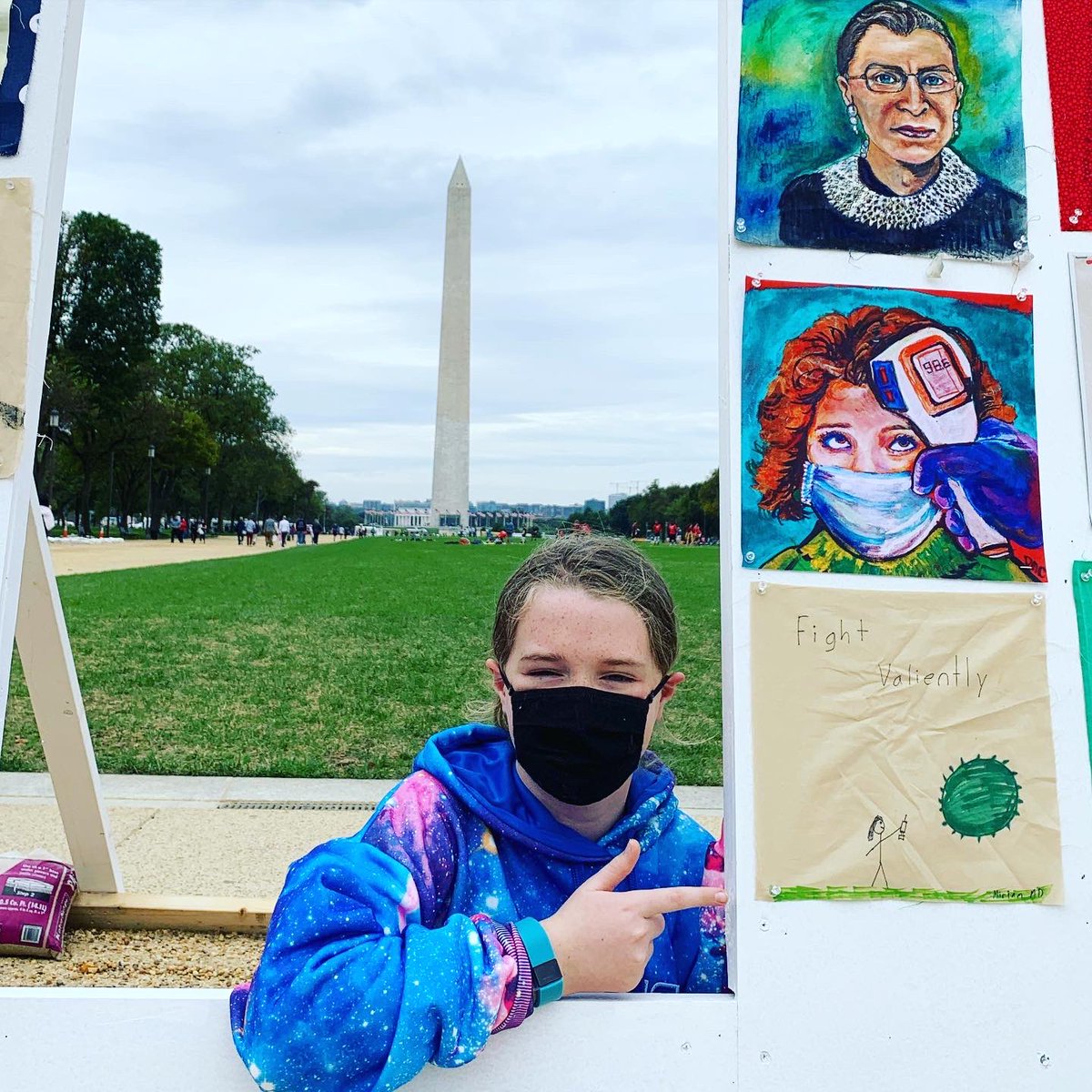 covidhopequilt's tweet photo. Our next addition of #featuredfaces that helped us #sharehope today. #loveournurses
Harper Leach is working on a cure and Reagan is a nursing student.
โข
#covidquilt #newyork #covid19quilt #essentialworkers #frontlineworkers #frontlineheroes #WashingtonDC https://t.co/a8d4zoYsv0