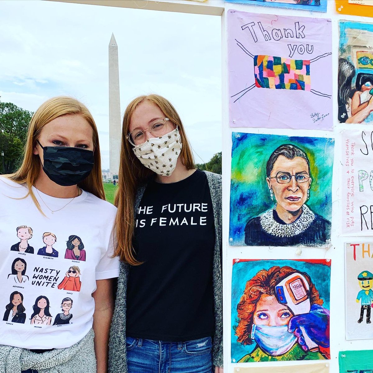 covidhopequilt's tweet photo. Our next addition of #featuredfaces that helped us #sharehope today. #loveournurses
Harper Leach is working on a cure and Reagan is a nursing student.
โข
#covidquilt #newyork #covid19quilt #essentialworkers #frontlineworkers #frontlineheroes #WashingtonDC https://t.co/a8d4zoYsv0